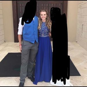 Royal blue homecoming/prom dress